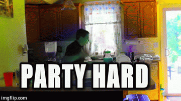 PARTY HARD | image tagged in gifs | made w/ Imgflip video-to-gif maker