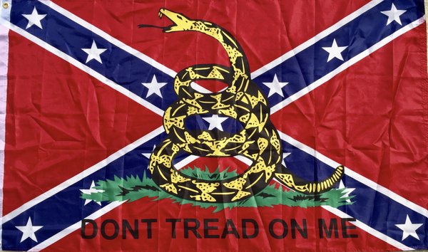 Confederate Gadsden flag Blank Meme Template