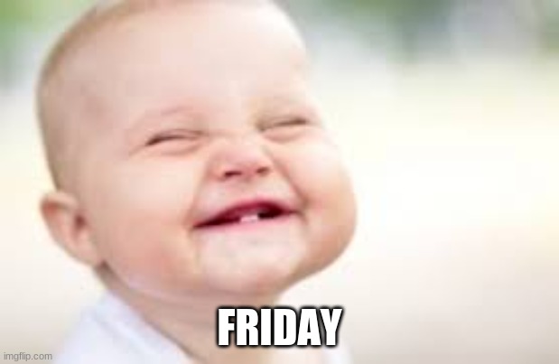 Friday? | FRIDAY | image tagged in funny | made w/ Imgflip meme maker