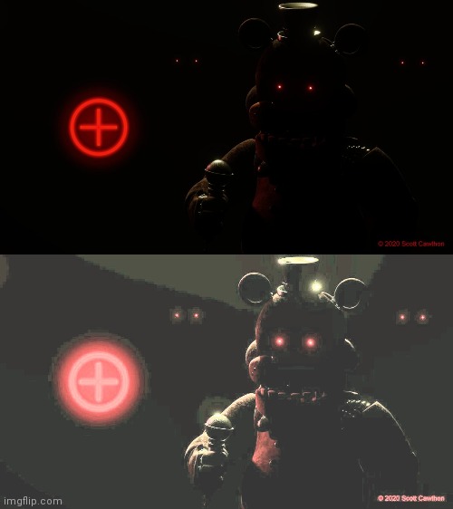 Five Nights at Freddy's Plus: Teaser Brightened | image tagged in fnaf,video games,scott cawthon | made w/ Imgflip meme maker