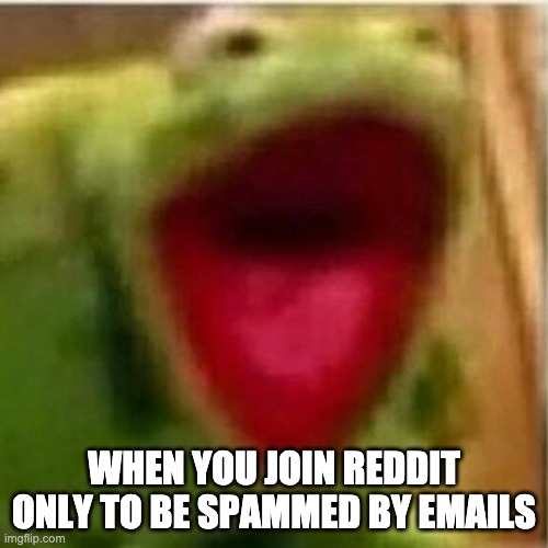 AHHHHHHHHHHHHH | WHEN YOU JOIN REDDIT ONLY TO BE SPAMMED BY EMAILS | image tagged in ahhhhhhhhhhhhh | made w/ Imgflip meme maker
