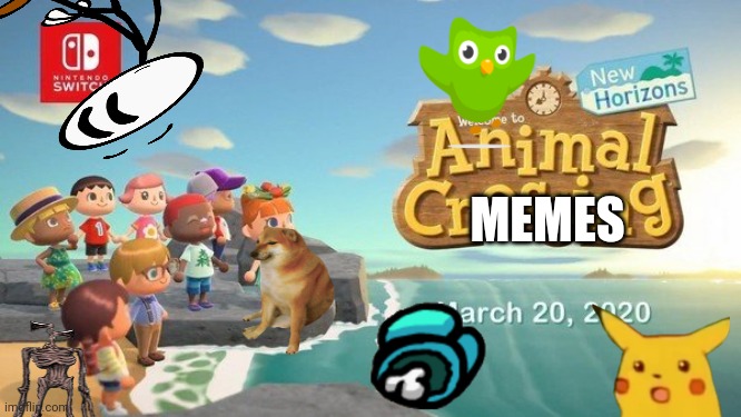 a very normal animal crossing | MEMES | image tagged in animal crossing,memes | made w/ Imgflip meme maker