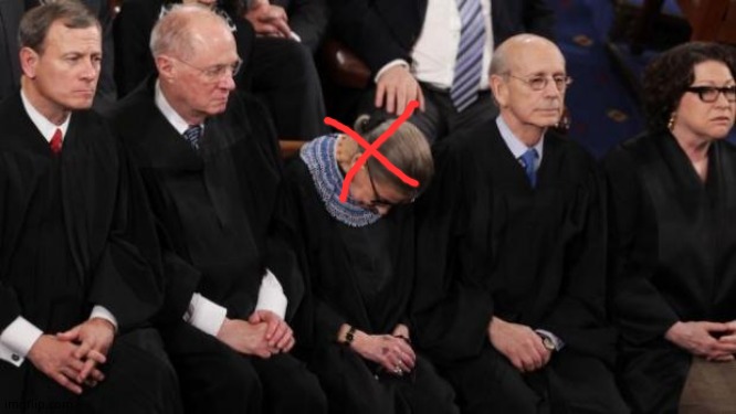RBG passed out | image tagged in rbg passed out | made w/ Imgflip meme maker