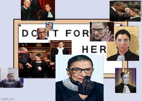 RBG | image tagged in do it for her | made w/ Imgflip meme maker