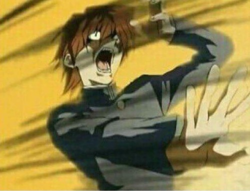 High Quality Kaiba freak out Blank Meme Template