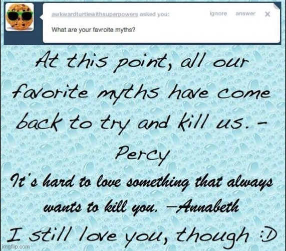 This...I died ? | image tagged in memes,percy jackson | made w/ Imgflip meme maker