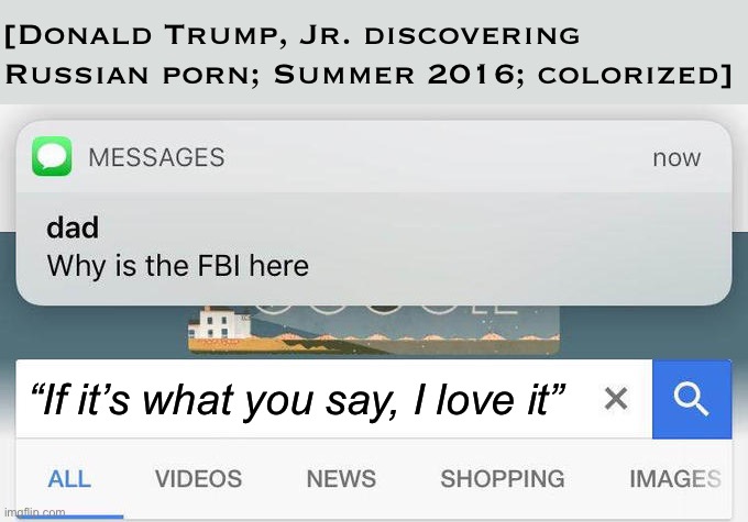 Donald Trump, Jr. Why Is The FBI Here Blank Meme Template