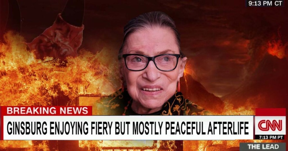 All dressed up and nowhere to go | image tagged in ruth bader ginsburg,what the hell happened here,highway to hell,what the hell,and then the devil said | made w/ Imgflip meme maker