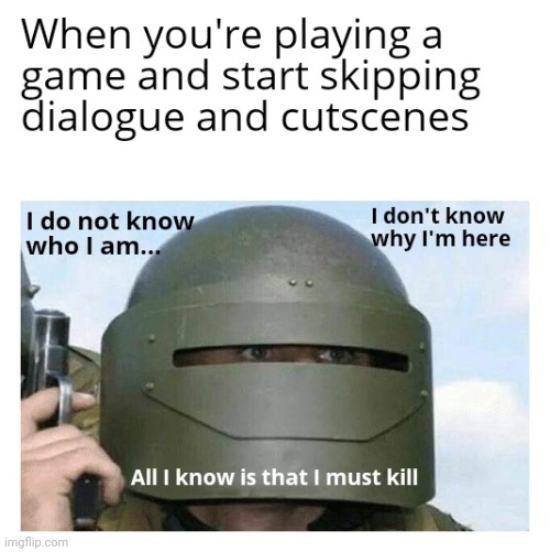 idk  who i am but i must kill | image tagged in gotanypain | made w/ Imgflip meme maker
