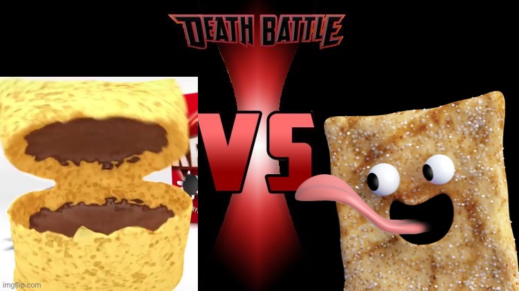 Krave vs Crazy Square (inspired by BlooberryPancake’s comment) | image tagged in death battle,krave,cinnamon toast crunch,crazy square,memes | made w/ Imgflip meme maker