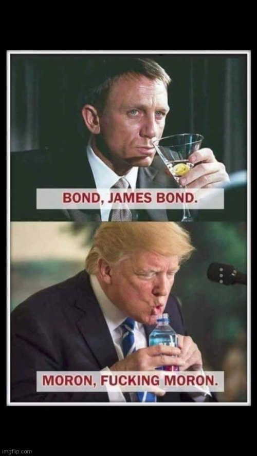 image tagged in trump,james bond | made w/ Imgflip meme maker