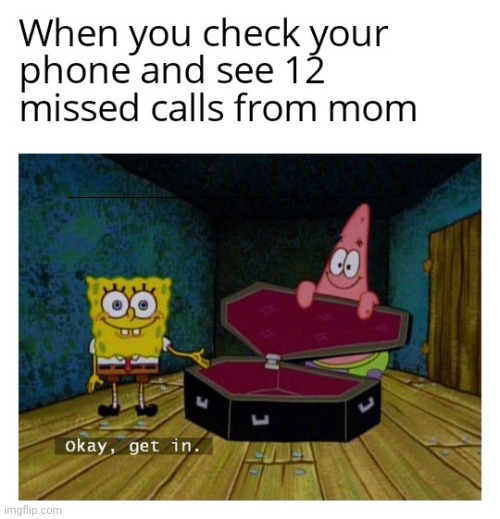 my mom will kill me if i miss her calls | image tagged in gotanypain | made w/ Imgflip meme maker