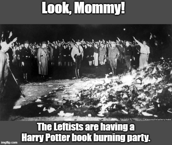 Censorship CAN but not always, be facism | image tagged in harry potter,leftists,jk rowling | made w/ Imgflip meme maker