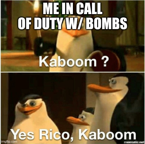 kaboom call of duty