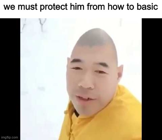 egg | we must protect him from how to basic | image tagged in egg | made w/ Imgflip meme maker