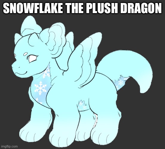 Of course it’s an Offbrand | SNOWFLAKE THE PLUSH DRAGON | made w/ Imgflip meme maker