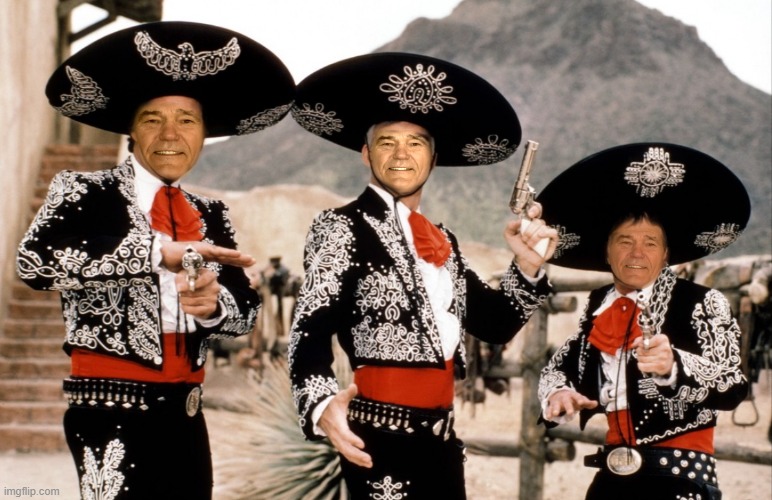 The three Lewigos | image tagged in the three amigos,kewlew | made w/ Imgflip meme maker