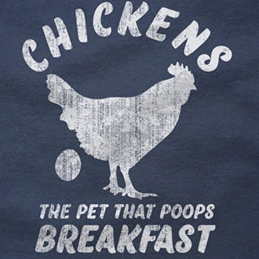 High Quality Chickens the pet that poops breakfast Blank Meme Template