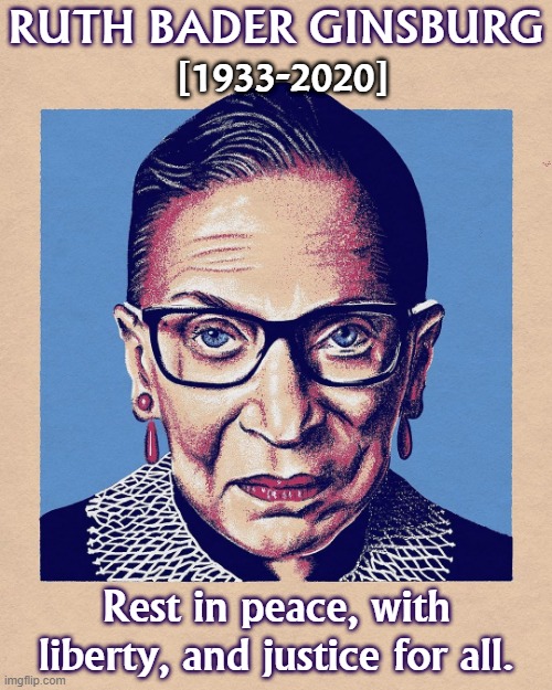 High Quality RIP RBG Blank Meme Template