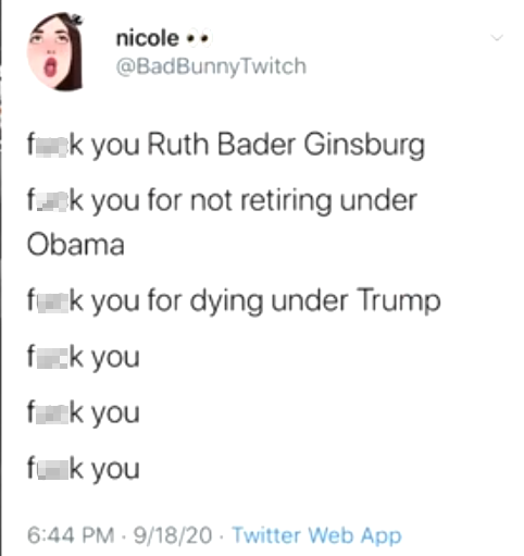 And we hear from the Tolerant Left on RBG Blank Meme Template