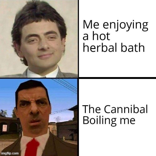 haha | image tagged in mr bean | made w/ Imgflip meme maker