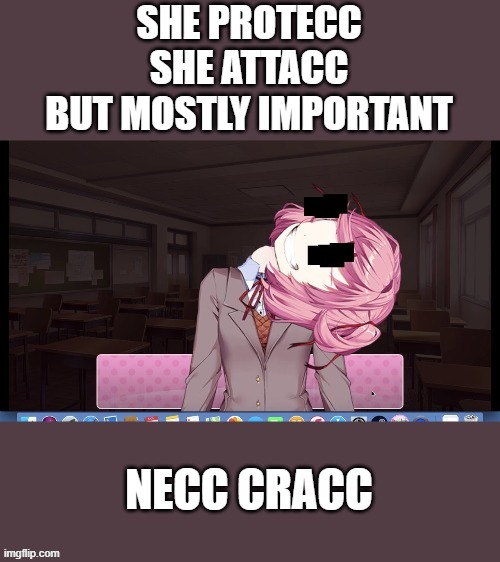 image tagged in ddlc,anime,natsuki | made w/ Imgflip meme maker