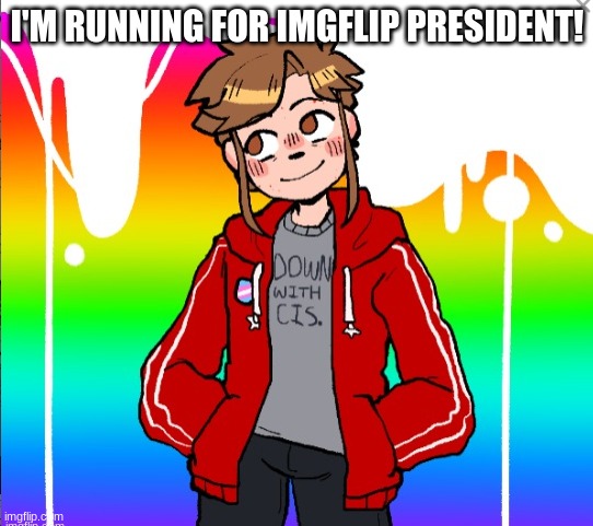 I'm officially announcing my running this October! | I'M RUNNING FOR IMGFLIP PRESIDENT! | image tagged in female dylanh15,memes,imgflip president,running,yes,why not | made w/ Imgflip meme maker