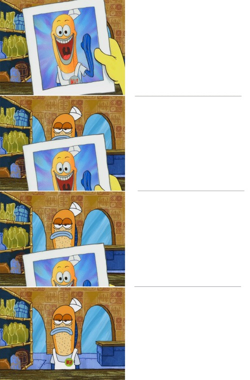 Spongebob sad Blank Template - Imgflip