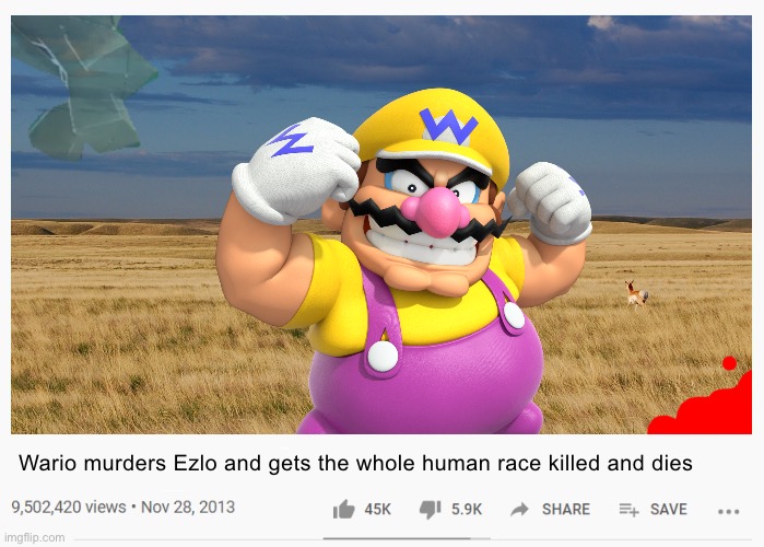 Well f u c k | image tagged in wario dies | made w/ Imgflip meme maker