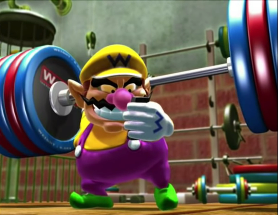 Wario Texting Blank Meme Template