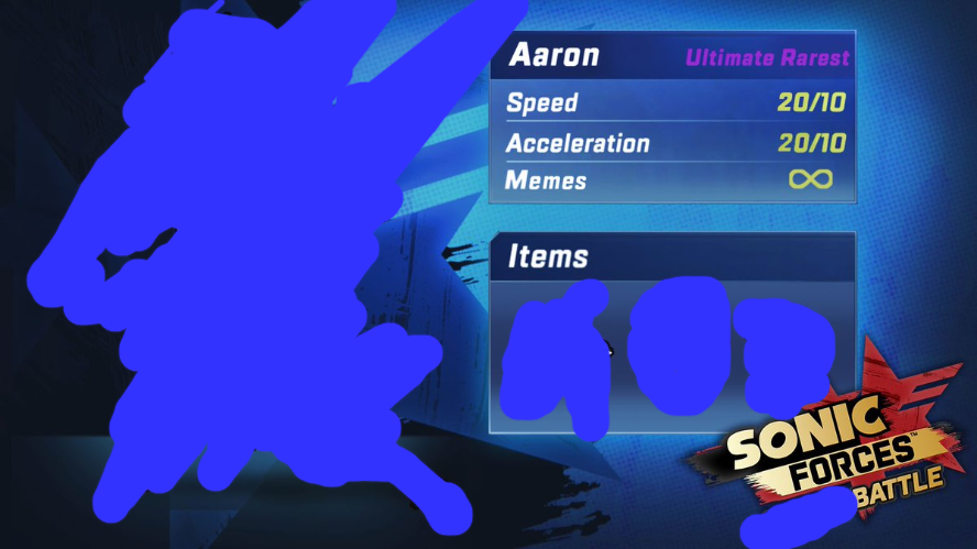 Sonic Forces New Runner! Blank Meme Template