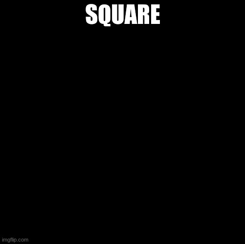 Just Square |  SQUARE | image tagged in square,not funny,stolen | made w/ Imgflip meme maker