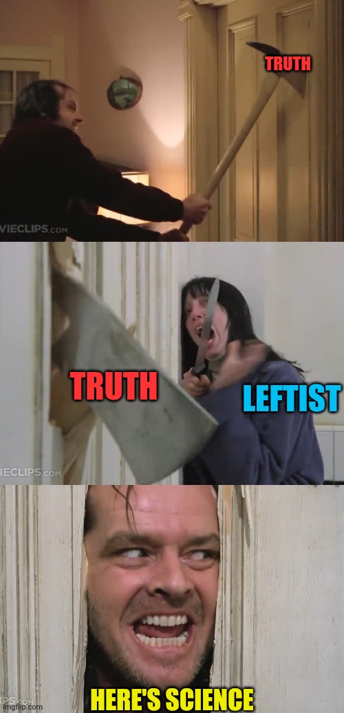 TRUTH LEFTIST TRUTH HERE'S SCIENCE | made w/ Imgflip meme maker