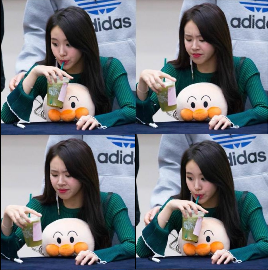 Chaeyoung still Drinking Blank Meme Template