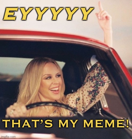 When they shout out your meme! | EYYYYY; THAT’S MY MEME! | image tagged in kylie driving,memes about memes,memes about memeing,ruth bader ginsburg,r i p,respect | made w/ Imgflip meme maker