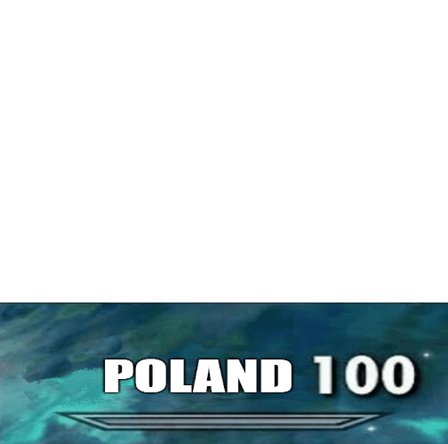 Poland 100 Blank Meme Template