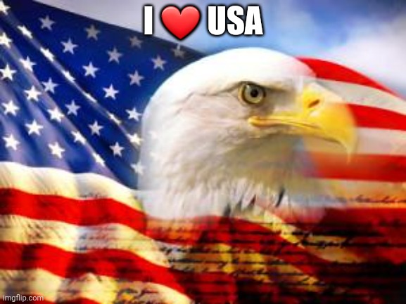 American Flag | I ❤ USA | image tagged in american flag | made w/ Imgflip meme maker