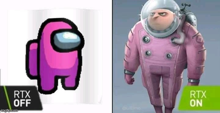 Anyone else see the resemblance | image tagged in among us,gru's plan,space,video games | made w/ Imgflip meme maker