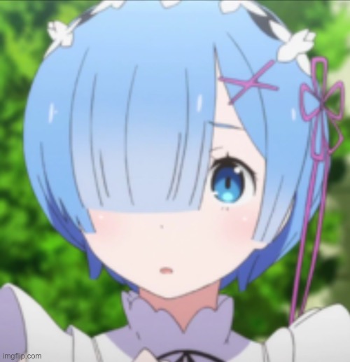Real Rem | image tagged in cute | made w/ Imgflip meme maker