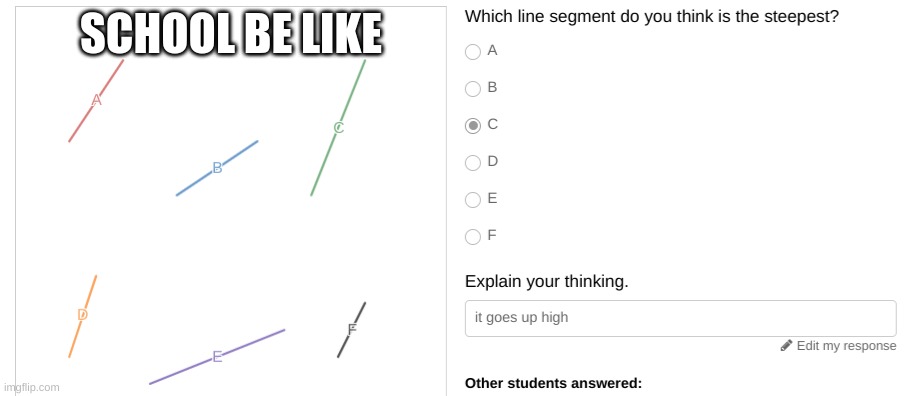Algerbra 1 is hard... kinda | SCHOOL BE LIKE | image tagged in school,algebra,math | made w/ Imgflip meme maker