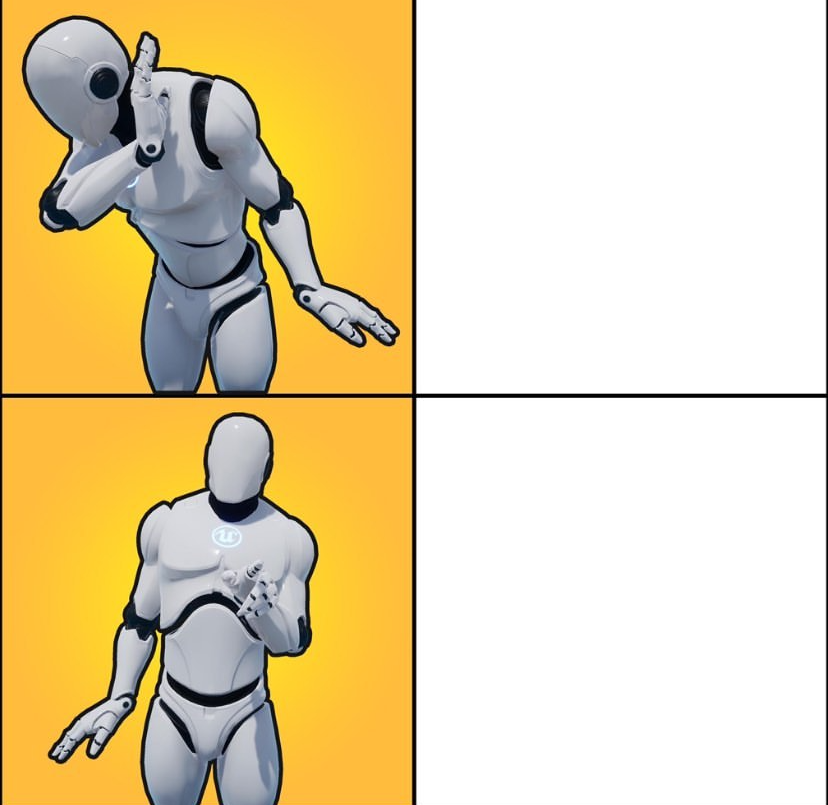 UE4 Mannequin Meme Blank Meme Template