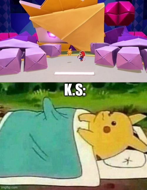 NO | K.S: | image tagged in pikachu boner | made w/ Imgflip meme maker