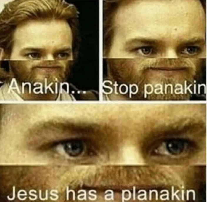 High Quality anakin stop panakin Blank Meme Template