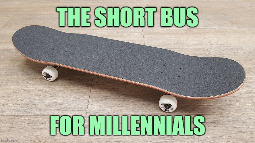 Having one is a sure sign of extremely low intelligence. | THE SHORT BUS; FOR MILLENNIALS | image tagged in antifa,millennials,democrats | made w/ Imgflip meme maker