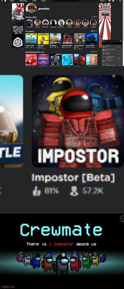 Roblox Copy Games Lmao Imgflip - roblox adds to copy