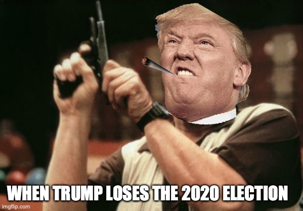 Am I The Only One Around Here | WHEN TRUMP LOSES THE 2020 ELECTION | image tagged in memes,am i the only one around here | made w/ Imgflip meme maker