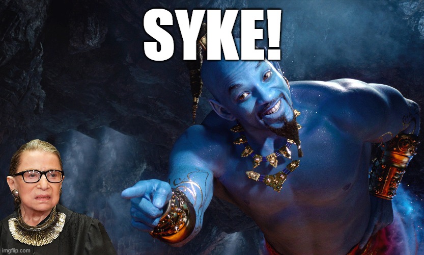 SYKE! | image tagged in rgb,genie | made w/ Imgflip meme maker