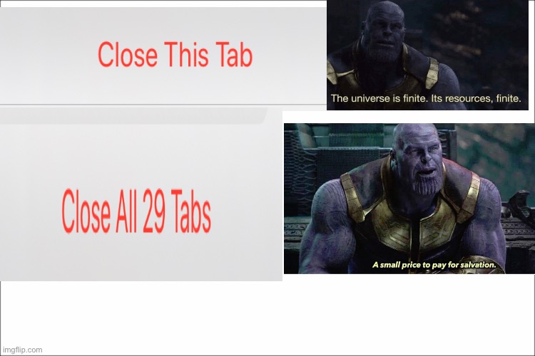 so true dudes | image tagged in ipad,safari,iphone,thanos,a small price to pay for salvation | made w/ Imgflip meme maker