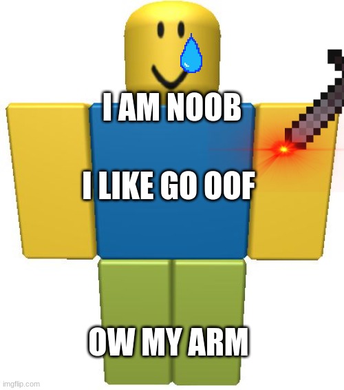 I Am No Noob I Am New Boy In Roblox Imgflipcom Roblox Meme Meme Generator Imgflip Meme On Me Me