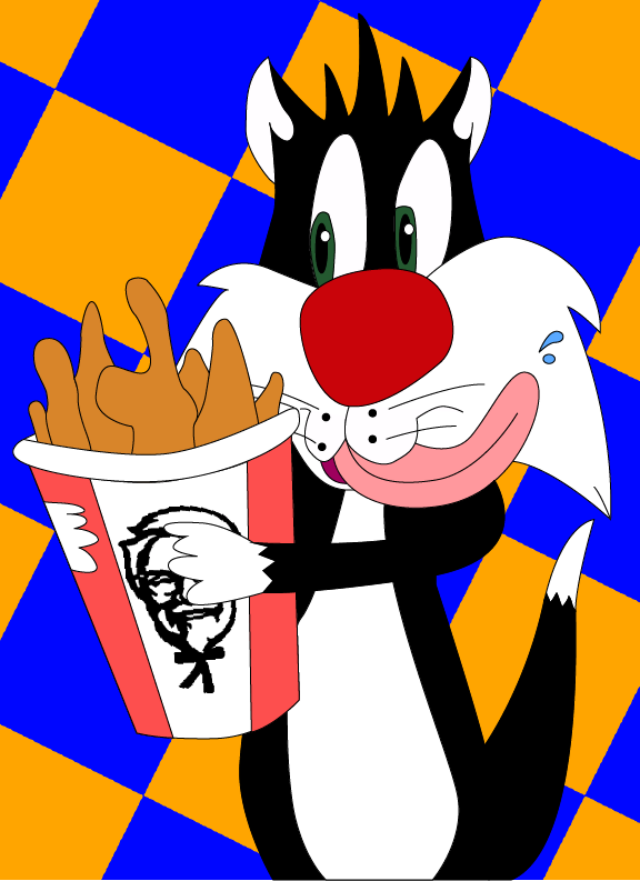 Sylvester's Kentucky Fried Chicken Blank Meme Template